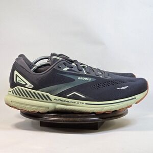Brooks Adrenaline GTS 23 Shoes Mens Size 13 Gray Green Running Sneakers Support